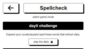 Spell Check Game